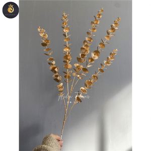 <span class=keywords><strong>Zamioculcas</strong></span> ดอกยูคาลิปตัส5แฉกใบไม้สำหรับงานแต่งงานการจัดดอกไม้ - Product Image 5