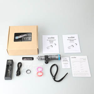 <span class=keywords><strong>Weefine</strong></span> SF1200ไฟฉายดำน้ำอัจฉริยะ1200ลูเมน, ไฟฉายใต้น้ำ LED สีขาวและสีแดง2อันพร้อมแบตเตอรี่21700 - Product Image 5