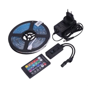 Plug and Play <strong>Power</strong> <strong>Adapter</strong> <strong>5050</strong> Rgb <strong>Led</strong> <strong>Strip</strong> Lights IP65 Flexible <strong>Led</strong> <strong>Strip</strong> Lamp With 24Key IR Remote WiFi Ewelink Controller - Product Image 1