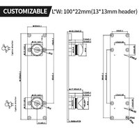 Module de caméra USB à double objectif HD 1080P 2MP de synchronisation binoculaire pour la reconnaissance faciale de la vision 3D VR AR