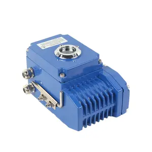 High Quality 24V 220V DC AC Quarter Turn Rotary On Off Type Electric Actuator With Hand Wheel