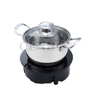 CENHOT Commercial Portable Electric Induction Cookers Black Crystal Glass Power Restaurant