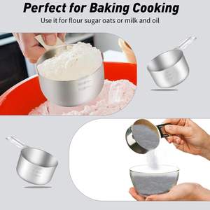 ถ้วยตวงสแตนเลสเดี่ยว ขนาด 16 ออนซ์ 2 ถ้วย 480 มล. - Product Image 6