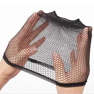 Gorra de malla elástica de nailon <span class=keywords><strong>negra</strong></span> al por mayor <span class=keywords><strong>para</strong></span> la fabricación de pelucas, accesorios <span class=keywords><strong>para</strong></span> forro de peluca <span class=keywords><strong>para</strong></span> mujer - Product Image 3