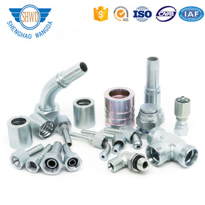 יצרן נירוסטה לחץ גבוה crimp jic/bspt/sae כל סדרה אביזרי צינור הידראולי - Product Image 6