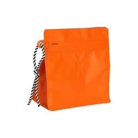 Bolsa Universal para Granos de Café, Octogonal, Sellada, de Grado Alimenticio, Autoportante, con Cierre Ziplock y Válvula, de Aluminio, para Supermercados