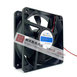 พัดลมระบายความร้อน Leipole ขนาด 120 มม. 24V DC แบบลูกปืนสลีฟ สำหรับอุตสาหกรรม - Product Image 1