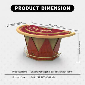 Mesa de Póker Profesional de Lujo MGpta002, Moderna, Portátil, Superficie Impermeable de Calidad de Casino con Diseño Antiderrames y Portavasos - Product Image 3