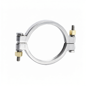 Raccord de tuyauterie à trois colliers en acier inoxydable 304 haute pression pour équipement industriel - Product Image 1