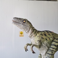 Costume de dinosaure Velociraptor marchant populaire Zigong CET, design de pattes cachées, léger, tailles personnalisées, pour parcs d'aventure et écoles