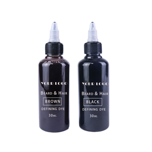 Encre pour aérographe pour cheveux noirs, semi-permanente, brune, imperméable, tenue forte, encre pour aérographe pour barbiers - Product Image 1