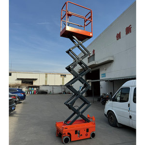 <span class=keywords><strong>Mini</strong></span> Plataforma Elevadora de Tijera Eléctrica Autopropulsada de 4m 6m para Carga de una Persona - Product Image 5