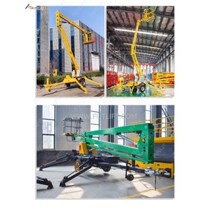 10-24เมตรลิฟต์บูมลิฟต์เครนแบบข้อต่อสำหรับทุกภูมิประเทศลิฟต์ลิฟต์ยกกระทุงไฮดรอลิกแบบติดตามแชสซี - Product Image 2