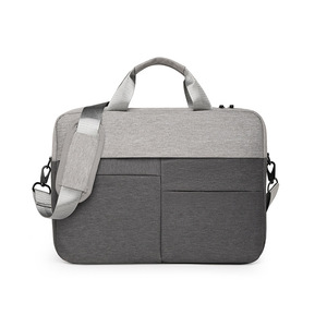 Sac pour ordinateur portable antichoc, mallette d'affaires, sac à bandoulière simple, sac à main, mallette d'affaires imperméable personnalisable pour homme - Product Image 3