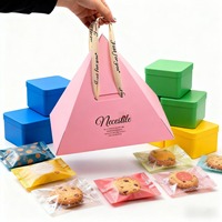 RDY Starre Karton-Pyramiden-Verpackungsboxen mit Klarsichtfenster, Luftdicht, Druckresistent, Feiertagsmotive, Markenlogo-Pyramidenboxen