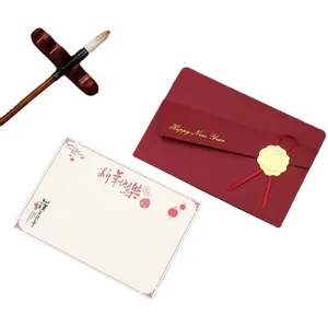 Gift Card Peaper Video Play Greeting Wedding Invitation Programmable Leather Card Holder Gift Box Personalized Holder Gift Card