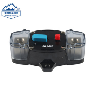 Disjoncteur à réinitialisation automatique, conception compacte et étanche, pour la modification du système audio de bateau ou de camping-car, montage en surface - Product Image 4