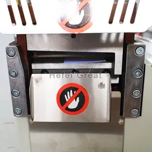 Machine de découpe universelle Velrco Machine de découpe automatique de ruban de sangle de couteau chaud-froid