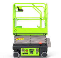 Plateforme élévatrice à ciseaux électrique mobile autopropulsée sur roues, modèle populaire ZS0607HD, 7,8 m, hydraulique