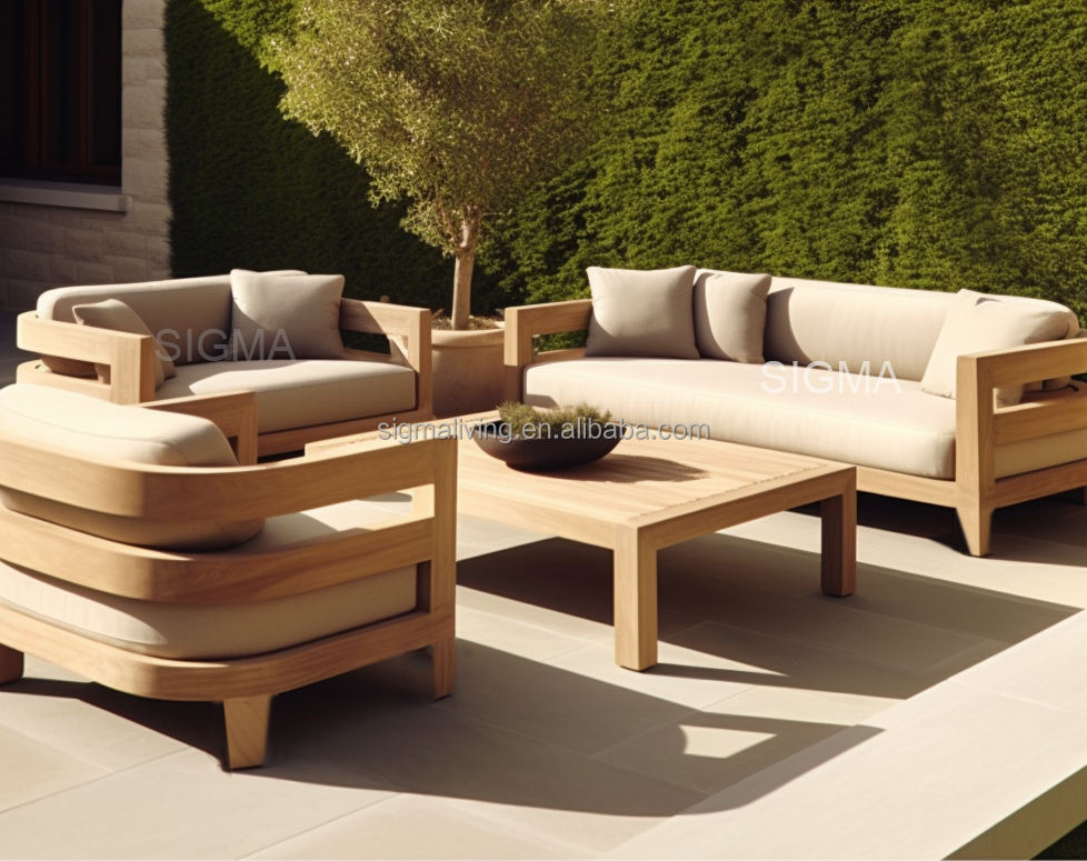 teak outdoor furniture outdoor lounge patio set wooden furniture outdoor sofa set