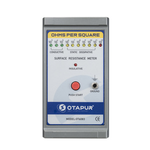 Medidor de Resistencia Superficial Otapur Ot6083, Voltaje de Prueba de 100V, Probador de Materiales Antiestáticos - Product Image 2