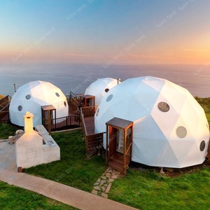 Cabine Glamping Cabana Haus Tende con Bagno Cabina Glamping Lusso Carpa De Cupula Geodesica Dom - Product Image 1