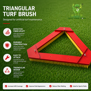 <span class=keywords><strong>Cepillo</strong></span> Triangular de Nylon para Peinar y Limpiar Césped <span class=keywords><strong>Artificial</strong></span>, para Campos Deportivos de Fútbol - Product Image 2