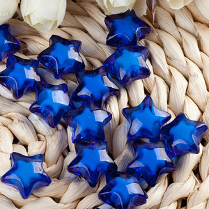 Cuentas acrílicas de estrella de cinco puntas misteriosas de Aomiao, 11 mm, 18 mm, cuentas sueltas para hacer joyería DIY, suministros para manualidades infantiles - Product Image 2