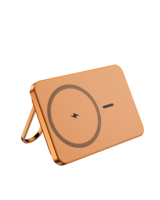 Nouvelle batterie externe magnétique sans fil avec écran TFT numérique, chargeur portable 5000 mAh avec fonction de support de batterie semi-solide
