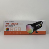 Lampe de studio COB à lumière continue RGB YM-300Bi 150W avec réflecteur pour la photographie