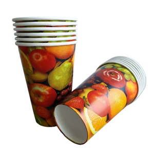 Gobelets à café en papier compostables personnalisés avec impression, 7oz, 8oz, 10oz, 12oz, 16oz, 20oz, 100% sans plastique - Product Image 1
