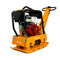 Compacteur à plaques réversible robuste de 220 kg 34 KN pour le compactage de sols lourds (vente en gros)