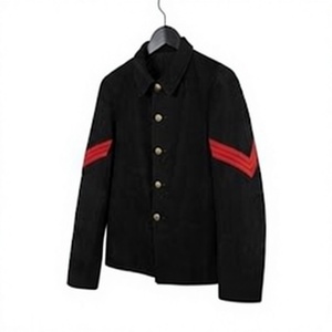 Manteau d'hiver 100% laine, fait main, brodé, à manches longues, simple boutonnage, style uniforme - Product Image 4