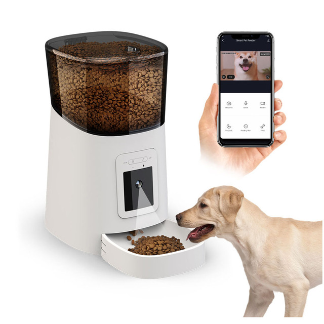 Tuya Smart Pet Feeder with 1080P Camera Pet Bowls Pet Automatic Feeder Food Dispenser APP Control