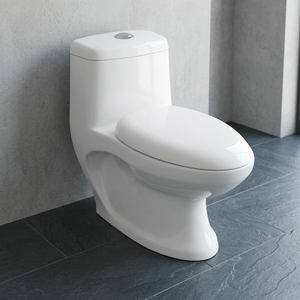 WC en céramique monobloc White Dragon, à chasse d'eau S-trap, pour l'Éthiopie, Sanitaire - Product Image 3