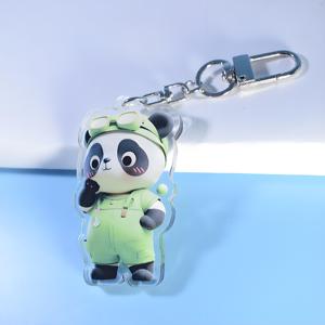 HanXin Personalizado Impresso Encantos De Acrílico Chaveiro Acrílico Standee Encantos De Acrílico Epóxi Transparente