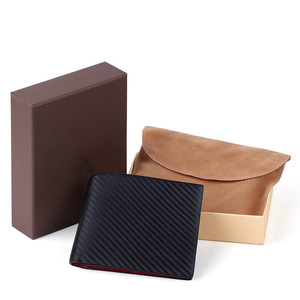 <b>Men's</b> Genuine Leather <b>Tri</b> <b>Fold</b> <b>Wallet</b> With Mirror Window Rfid Protection Large Capacity Business Style Cowhide Short <b>Wallet</b> - Product Image 4