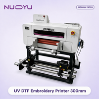 Nouvelle imprimante UV DTF pour patchs thermocollants 30 cm à tête unique, machine de transfert de badges sans couture, mode contour de bord, CE RoHS, encre UV, garantie 1 an