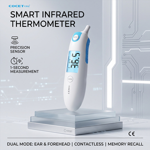 Fonction d'étalonnage COCET Lectures de température précises Thermomètre numérique médical d'oreille <span class=keywords><strong>professionnel</strong></span> - Product Image 2