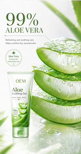 Gel Calmante de <span class=keywords><strong>Aloe</strong></span> <span class=keywords><strong>Vera</strong></span> para Rostro y Cuerpo, Refrescante, Reparador Post-Solar, Hidratante, Protección de la Barrera Cutánea para Piel Sensible, Humectación Diaria - Product Image 3