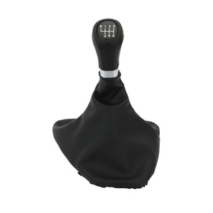 Pommeau de levier de vitesse manuel 5/6 vitesses noir LHD pour BMW E90 E91 E92 avec soufflet en cuir et accessoires - Product Image 6