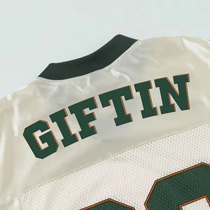 Trendy Streetwear Retro <b>Crop</b> American Football Shirt Custom Sublimated Printing Mesh American Football Jersey - Product Image 6