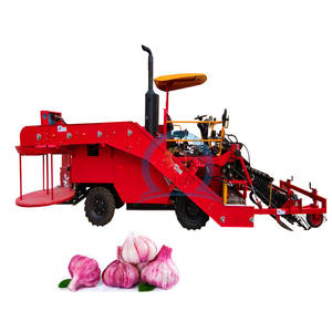 Otomatik çok sıralı sarımsak rizom kaldırma kombine hasat makinesi taze sarımsak kök ayırma hasat - Product Image 1