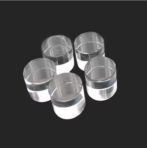 Lentille cylindrique ronde en verre laser en quartz saphir JGS1 sur mesure - Product Image 3