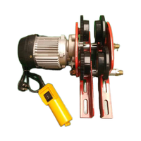 Mini palan électrique à chariot mobile 0,5t 1t 1,5t 220V-380V avec câble métallique pour ateliers de réparation de machines et matériaux de construction