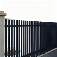 Clôture modulaire de conception moderne, panneaux de clôture horizontaux pour la protection de la vie privée, clôture de jardin extérieure