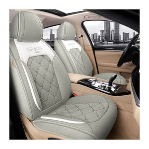 Juego Completo de Fundas de Asiento de Coche Duraderas y Cálidas para 5 Plazas, Juego Completo de Cojines de Asiento de Felpa Gruesa para Invierno, para Asientos Delanteros y Traseros, para Sedán y SUV - Product Image 2