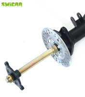Essieu arrière de 810mm pour Go Kart Golf Cart Drift Cart Sprocket Disc Brake Go Kart Axle Kit