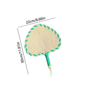 Abanico de mano SOLPOP personalizado con logo bordado para pub, club, <span class=keywords><strong>bar</strong></span>, verano, tejido a mano, vintage, para fiestas, decoración DIY, recuerdos de boda - Product Image 4