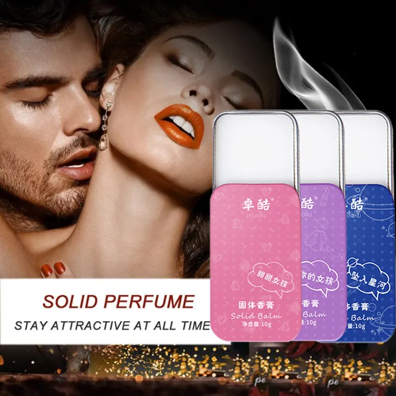 Bálsamo perfume sólido portátil de longa duração leve fragrância corpo portátil de bolso portátil